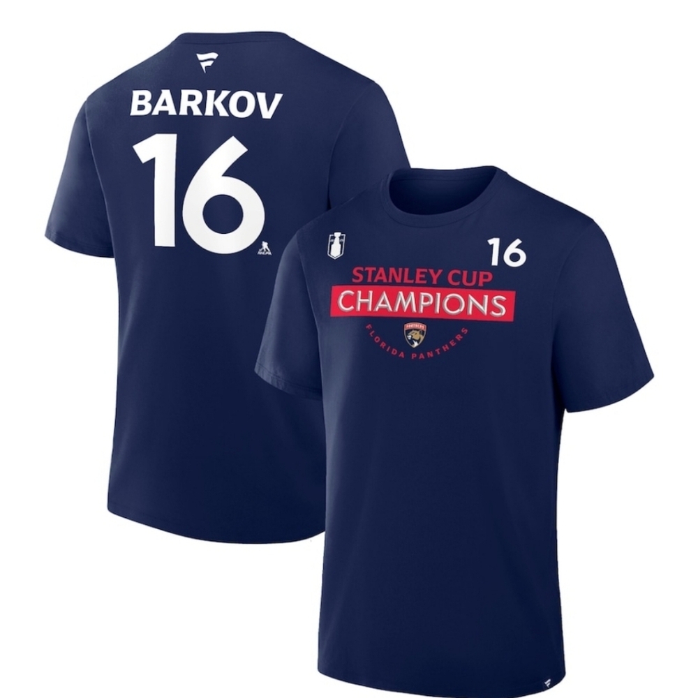 Aleksander Barkov Florida Panthers Fanatics 2025 Stanley Cup Champions Medium.